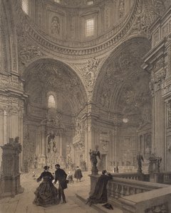 Chapel of St. Ignatius of Loyola, Chiesa del Gesu, illustration from the album 